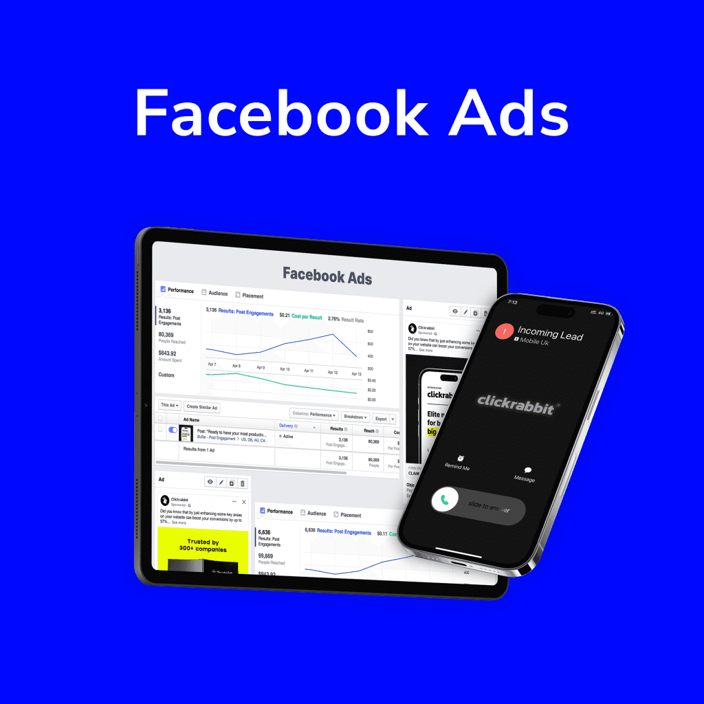 Facebook Ads information button, click for more details on how our agency can help you create and target successful ad campaigns on the world's largest social media platform.